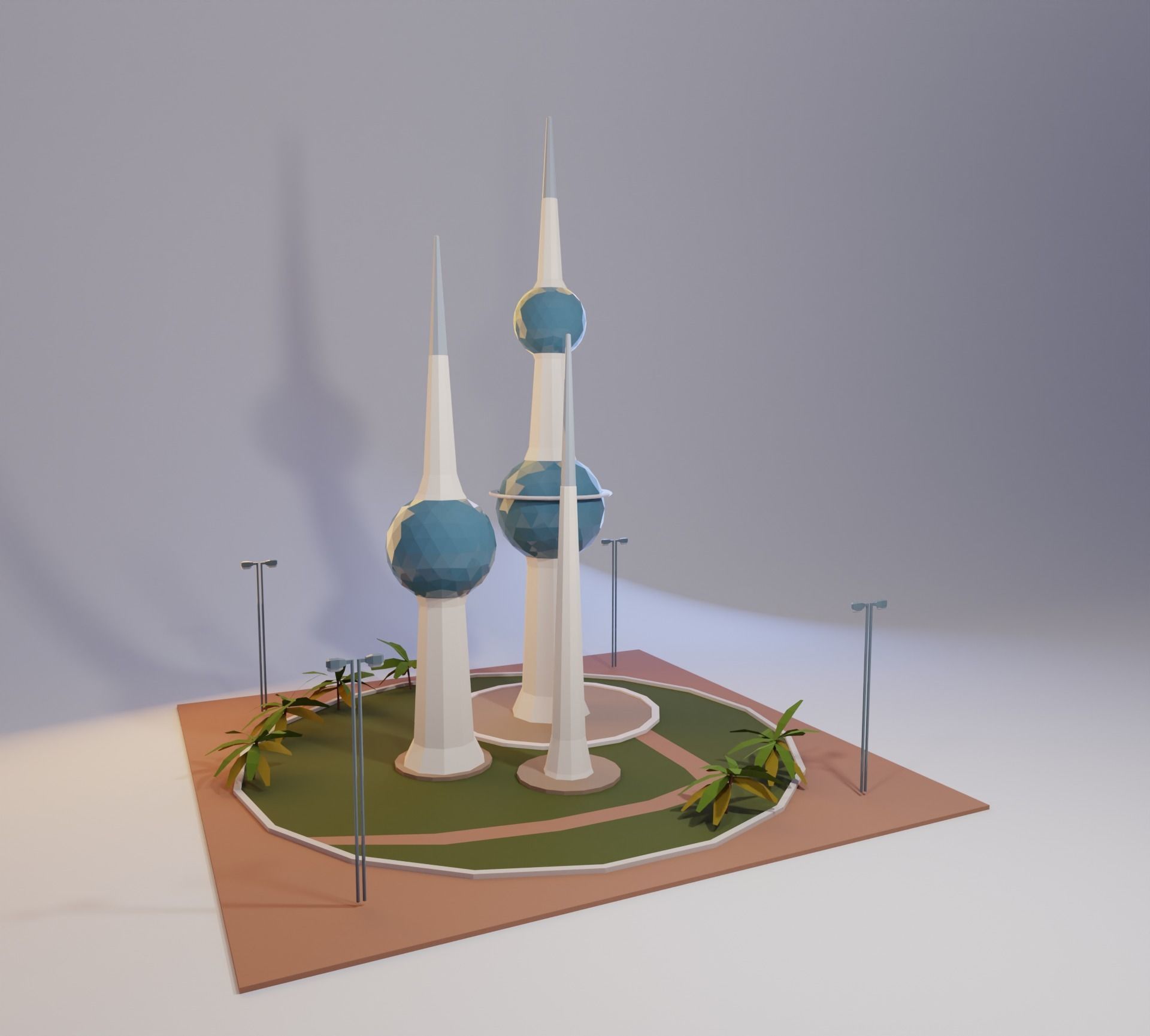 Landmarks of the World A to Z 3D Model Collection_47