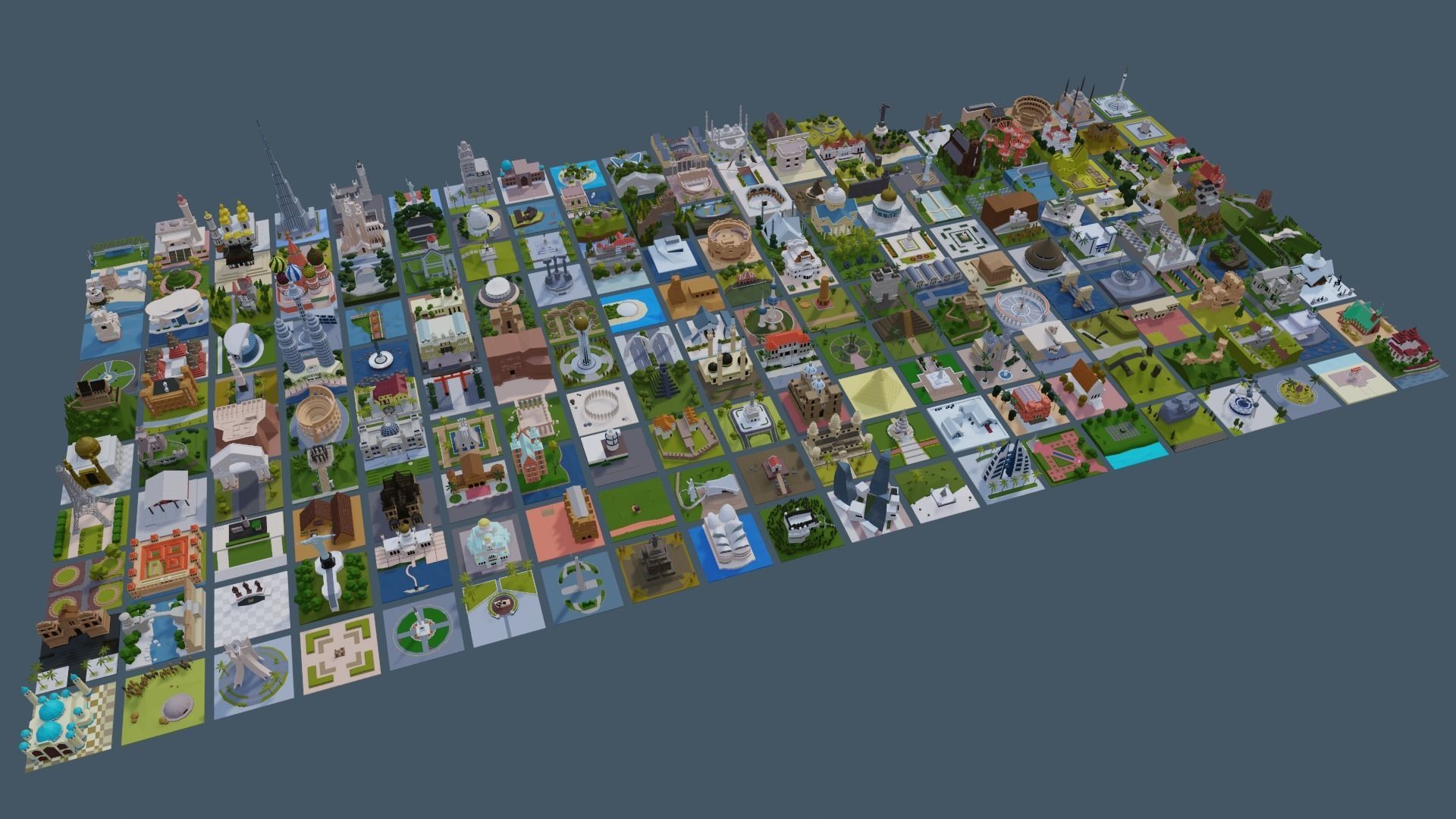 Landmarks of the World A to Z 3D Model Collection_11