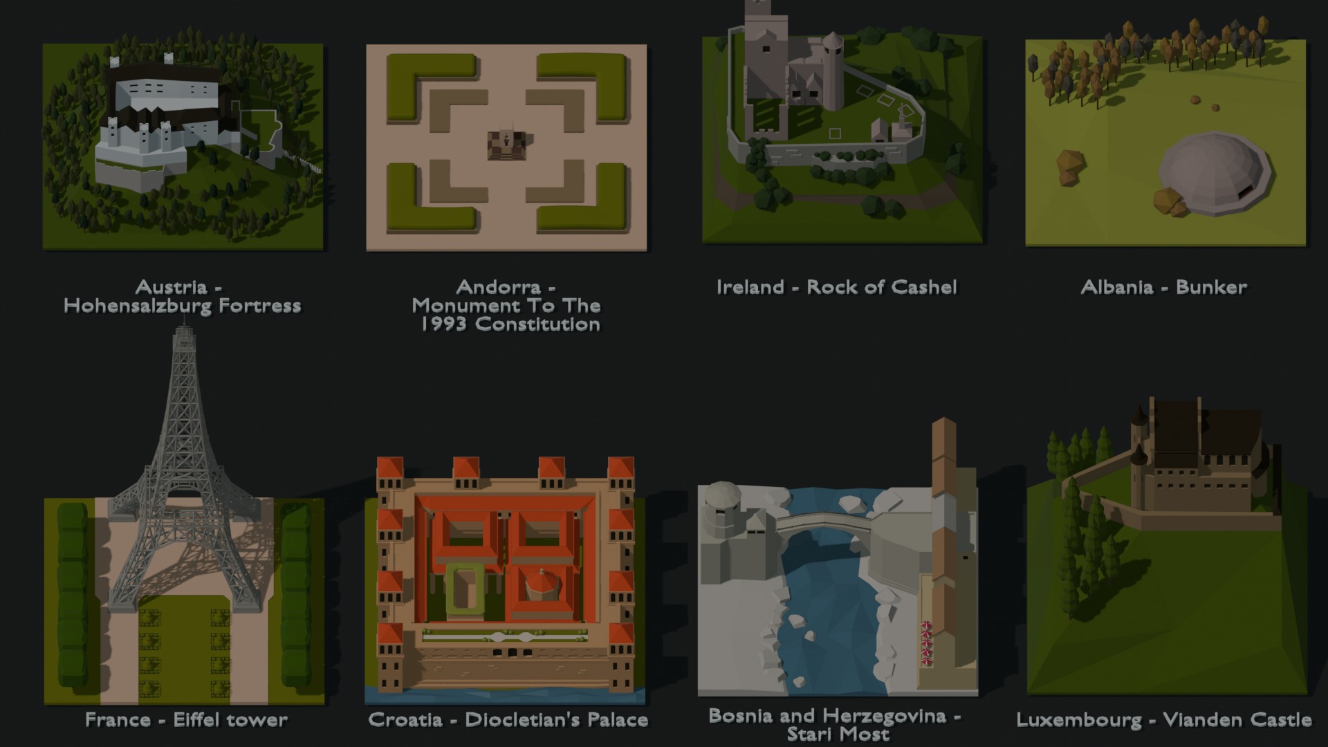 Landmarks of the World A to Z 3D Model Collection_71