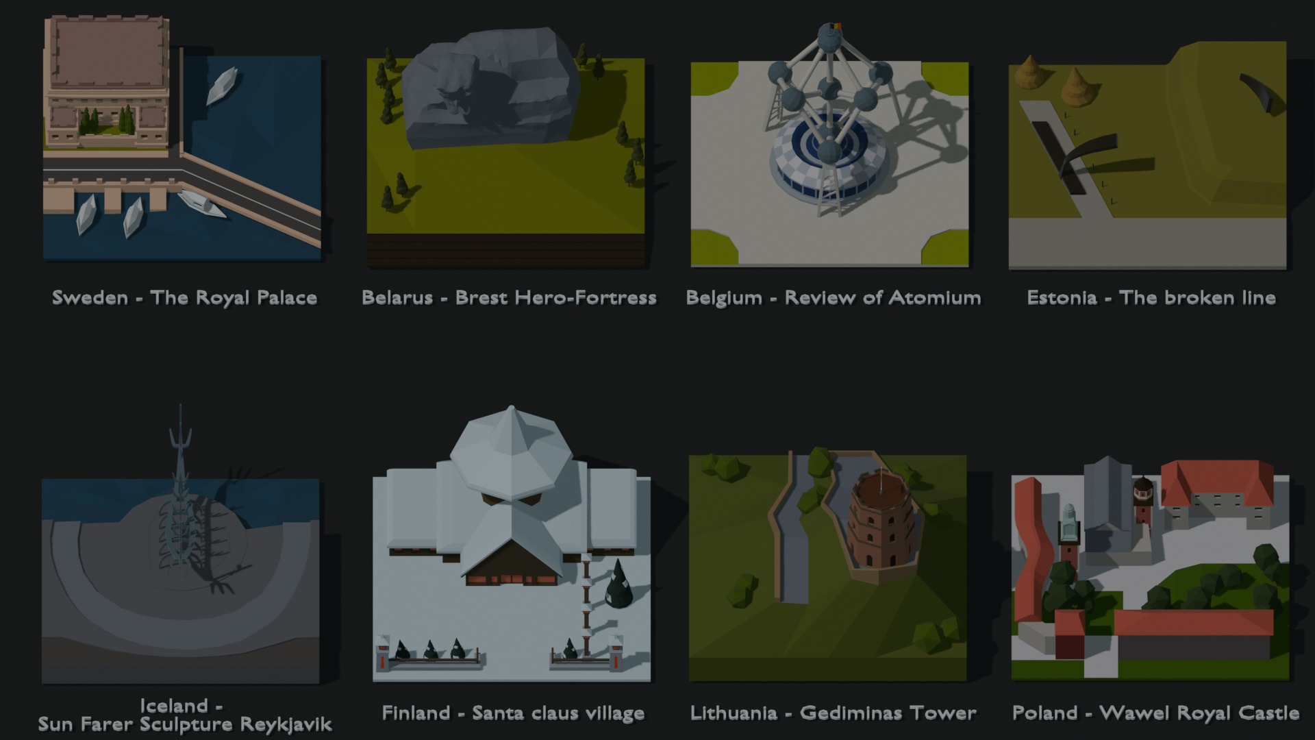 Landmarks of the World A to Z 3D Model Collection_74