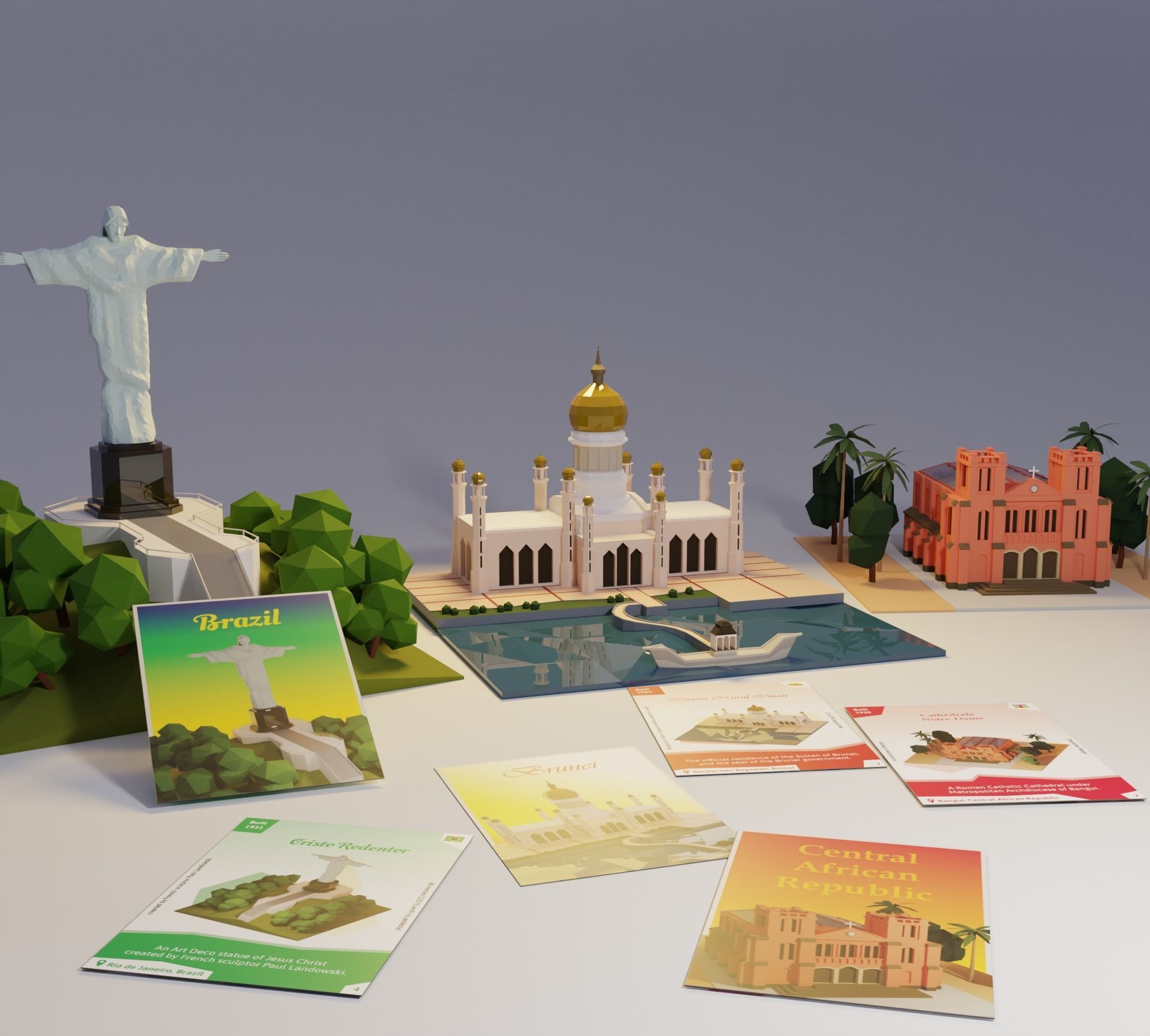 Landmarks of the World A to Z 3D Model Collection_38