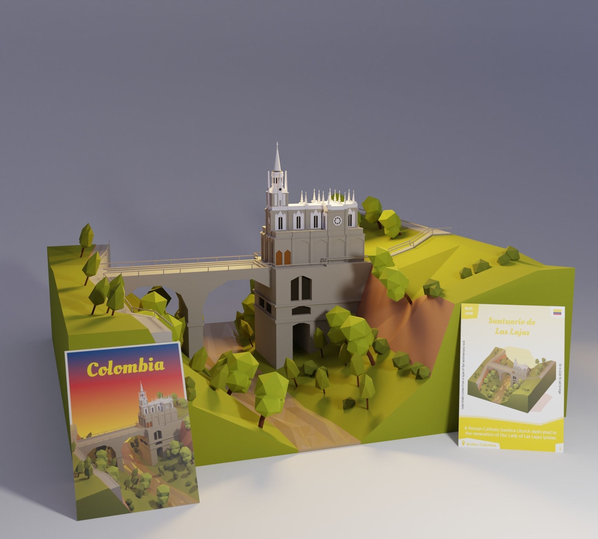 Landmarks of the World A to Z 3D Model Collection_33