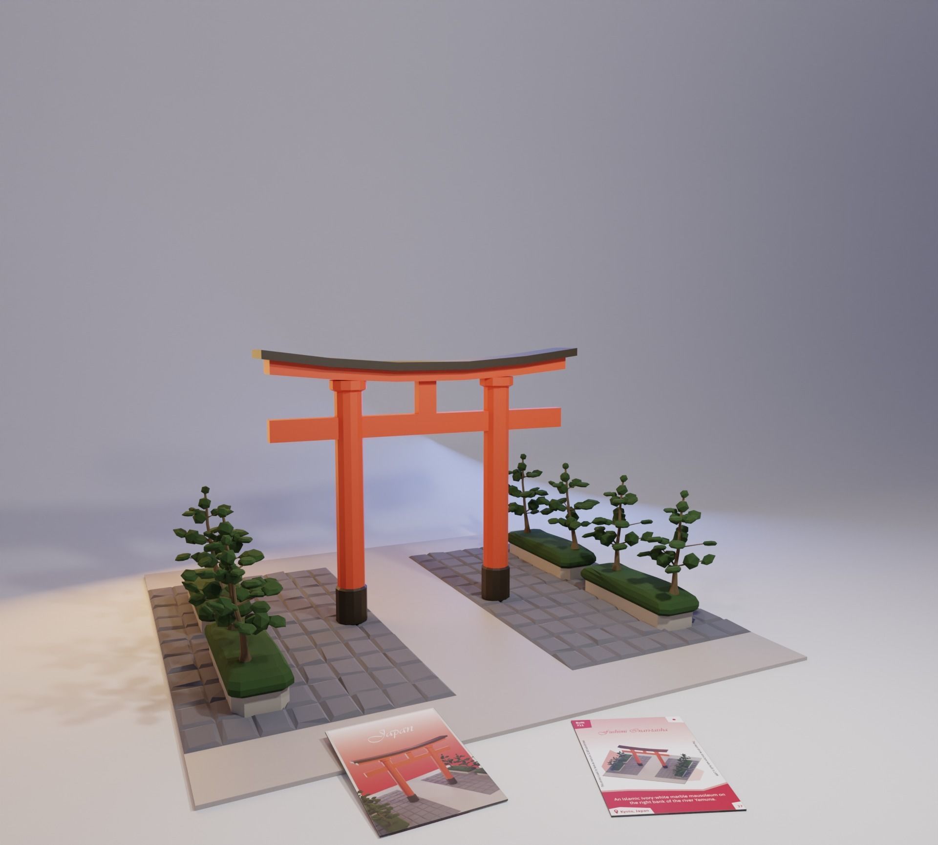 Landmarks of the World A to Z 3D Model Collection_50