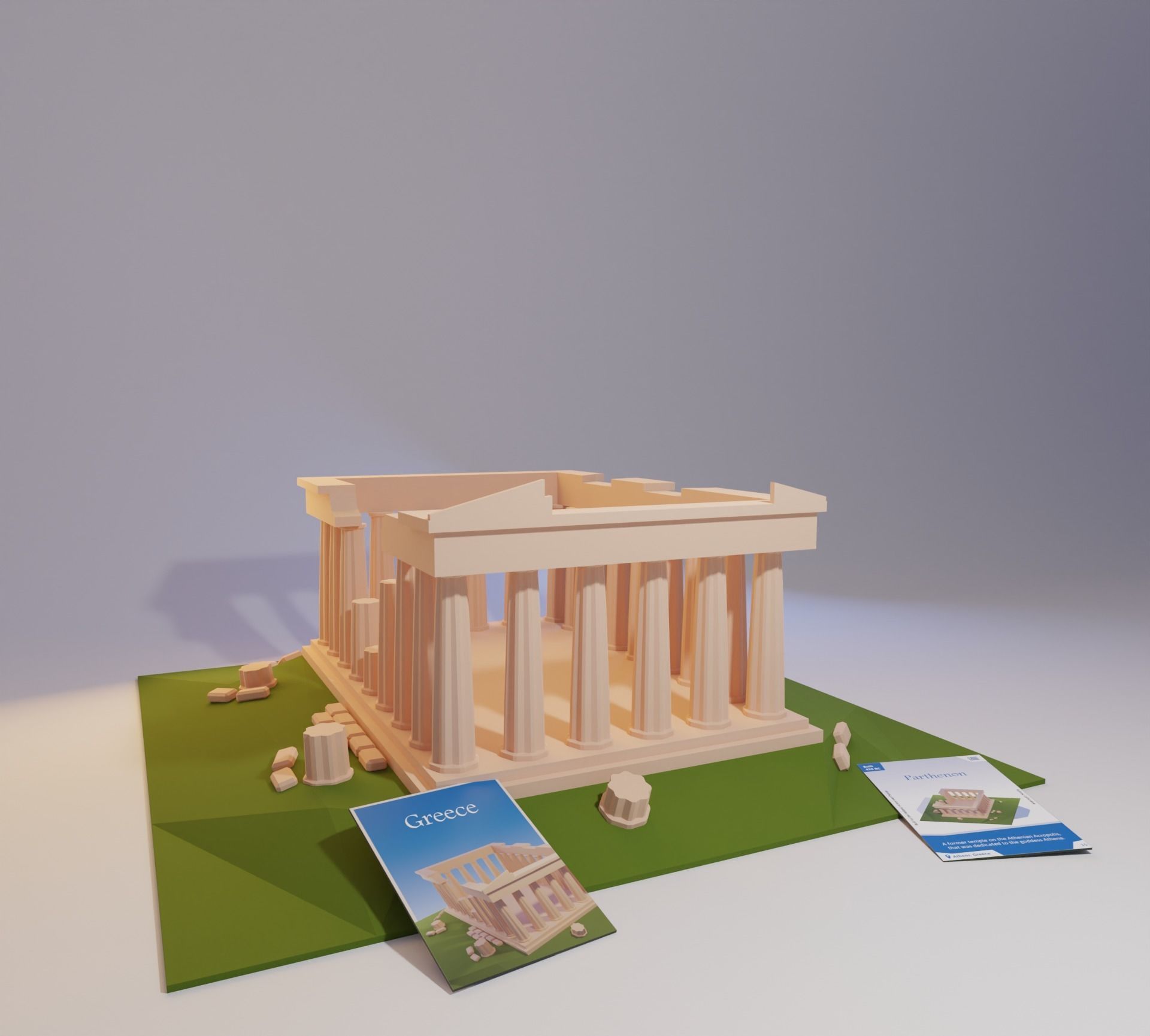 Landmarks of the World A to Z 3D Model Collection_27