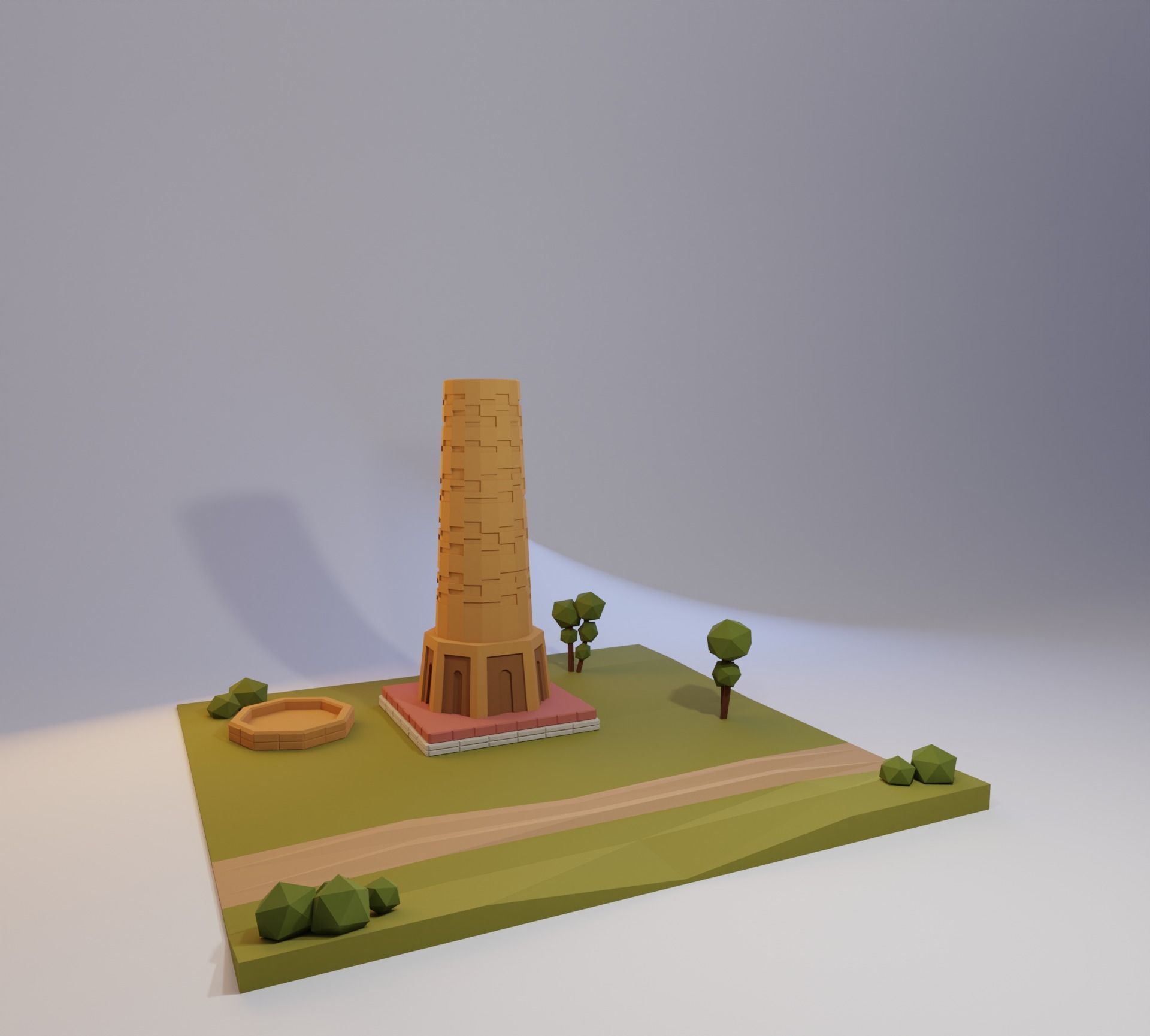 Landmarks of the World A to Z 3D Model Collection_45