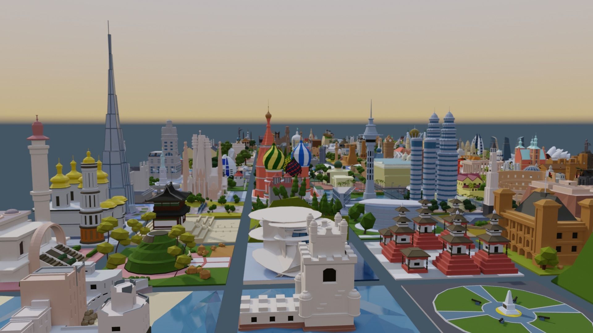 Landmarks of the World A to Z 3D Model Collection_62