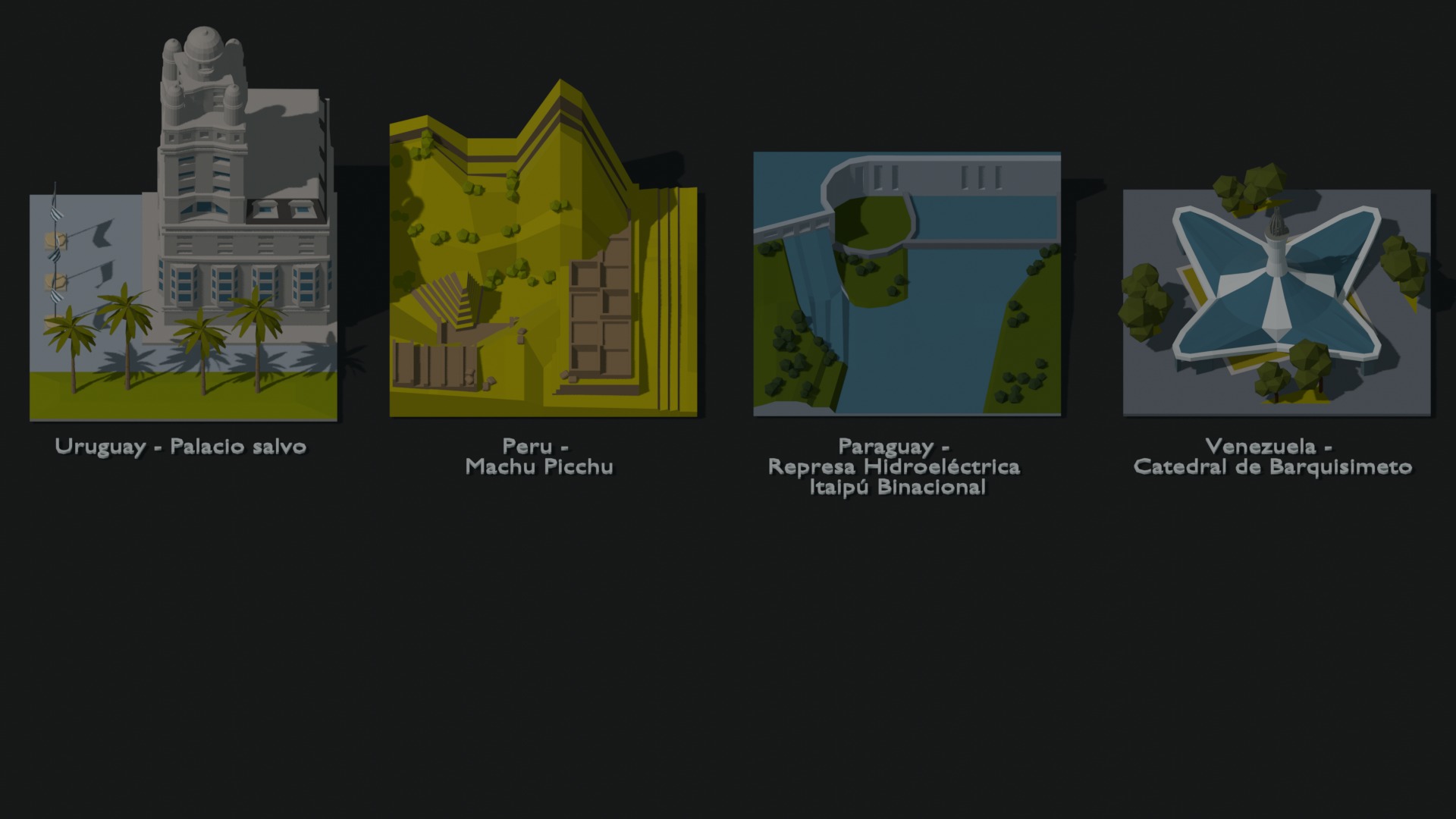 Landmarks of the World A to Z 3D Model Collection_82