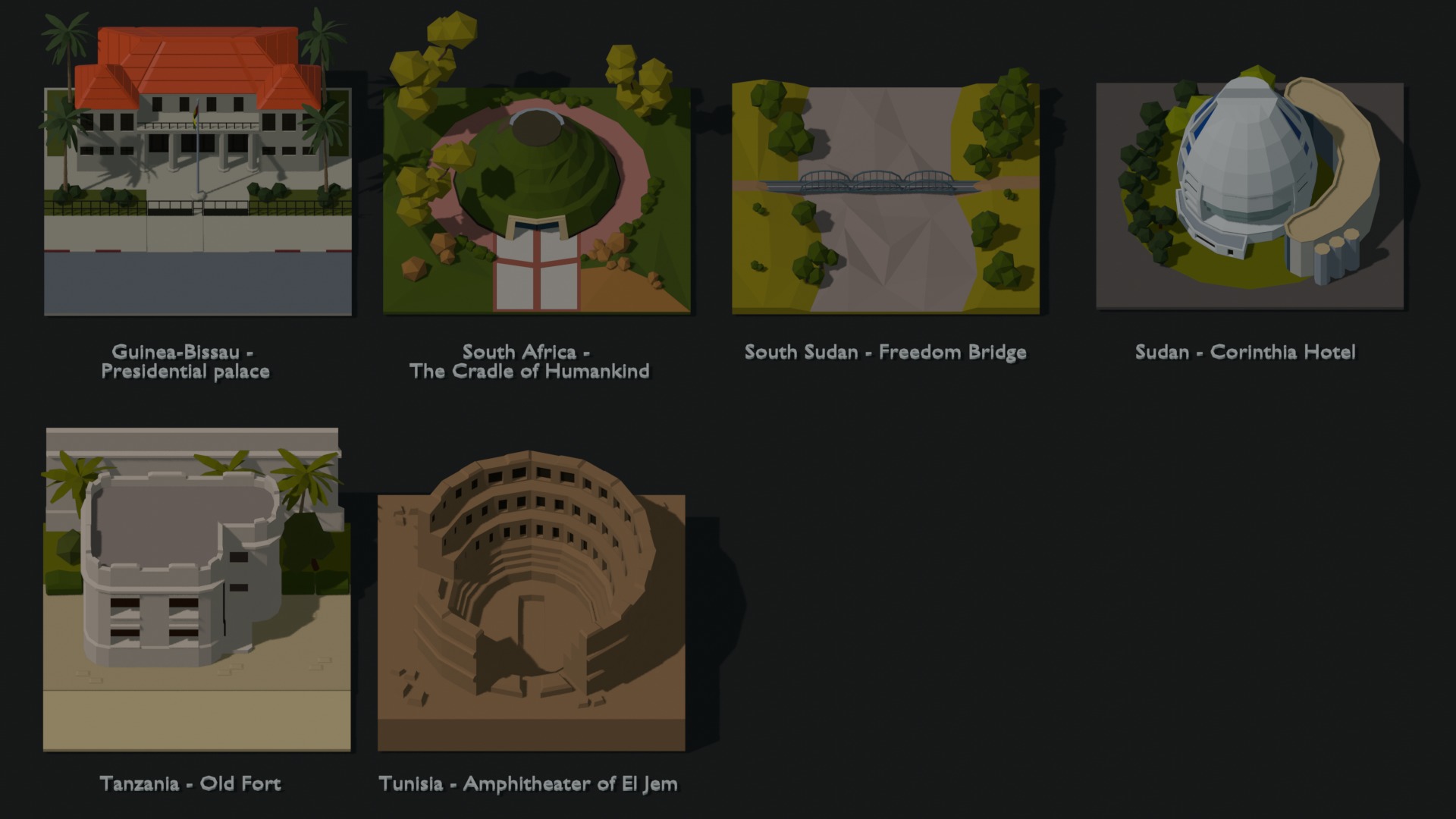 Landmarks of the World A to Z 3D Model Collection_69