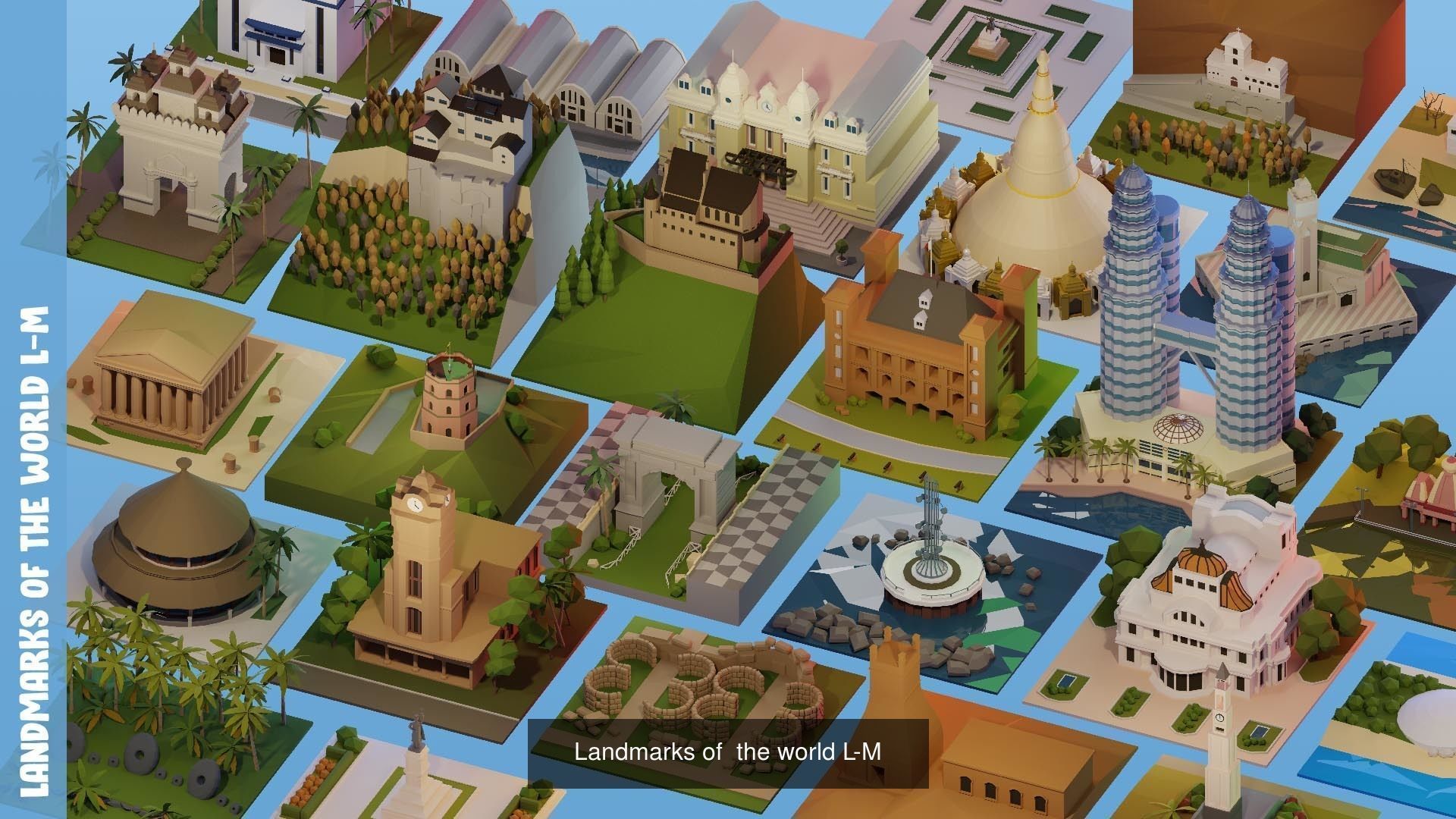 Landmarks of the World A to Z 3D Model Collection_18