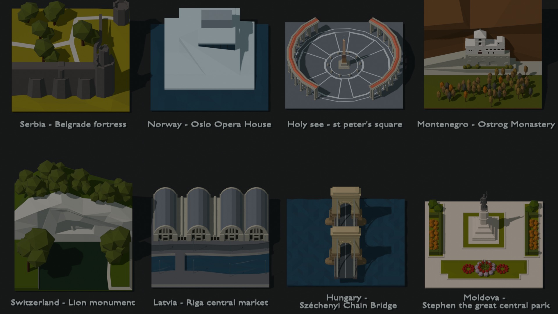 Landmarks of the World A to Z 3D Model Collection_73