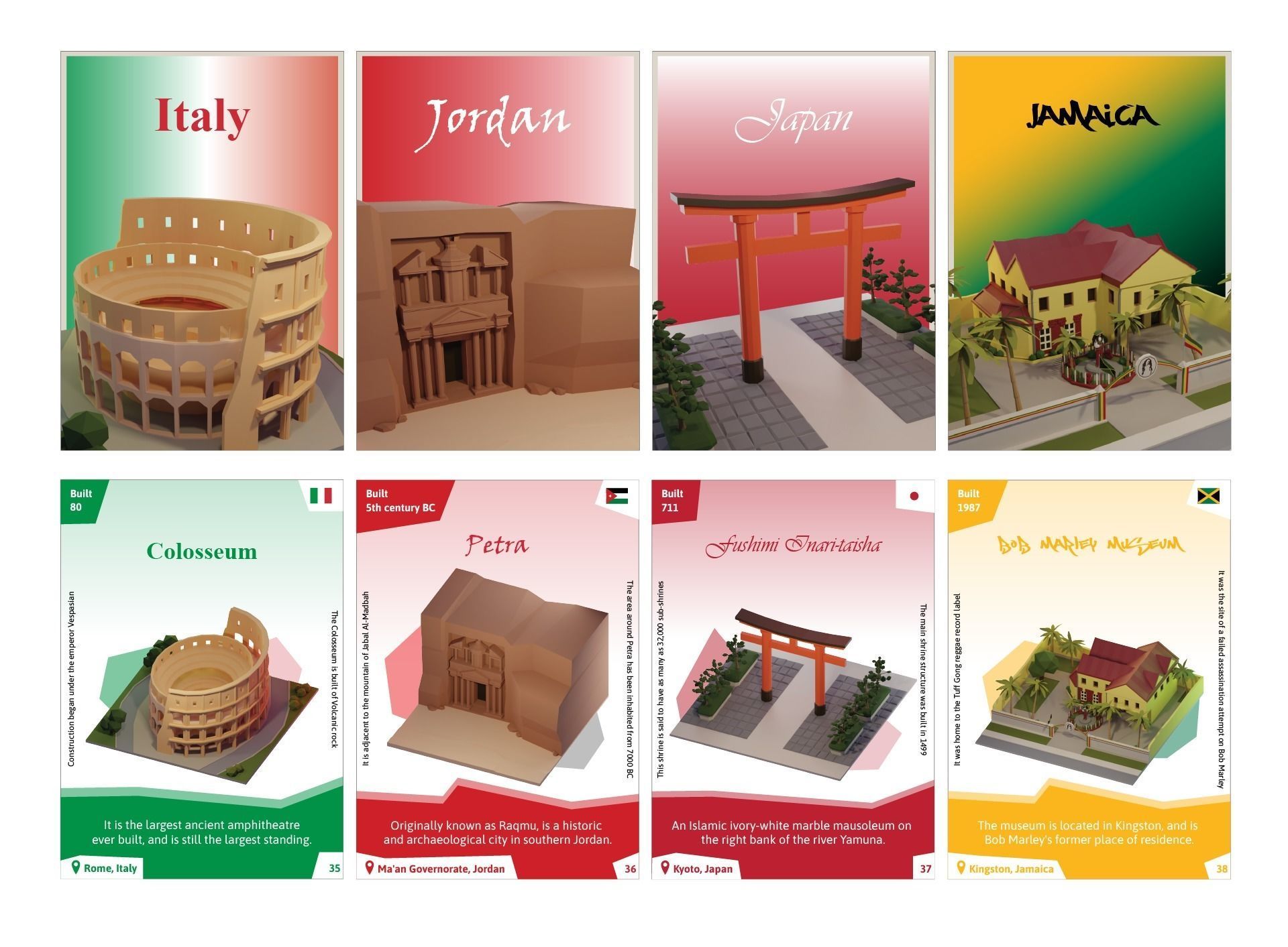 Landmarks of the World A to Z 3D Model Collection_51