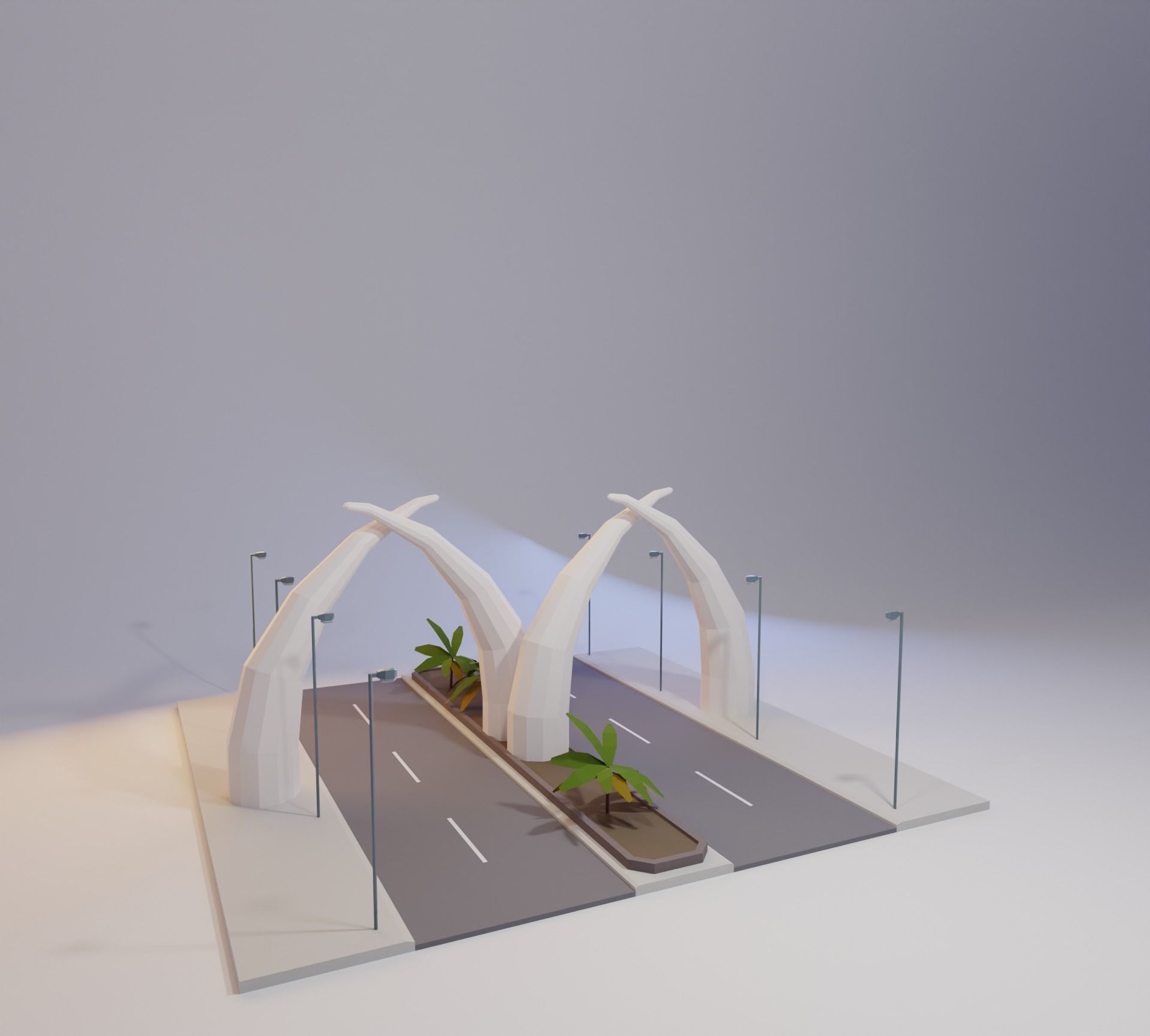 Landmarks of the World A to Z 3D Model Collection_21