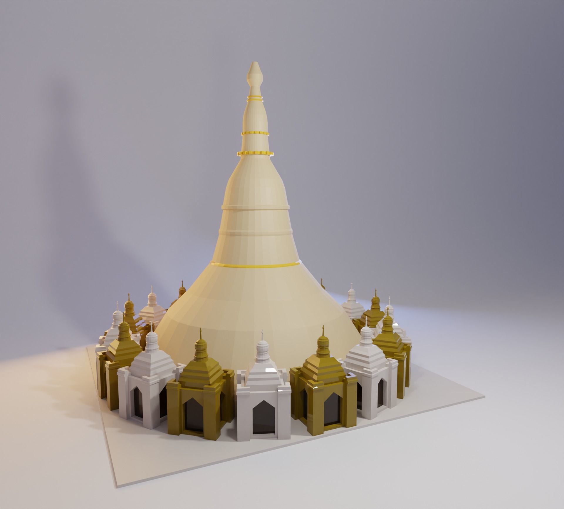 Landmarks of the World A to Z 3D Model Collection_57