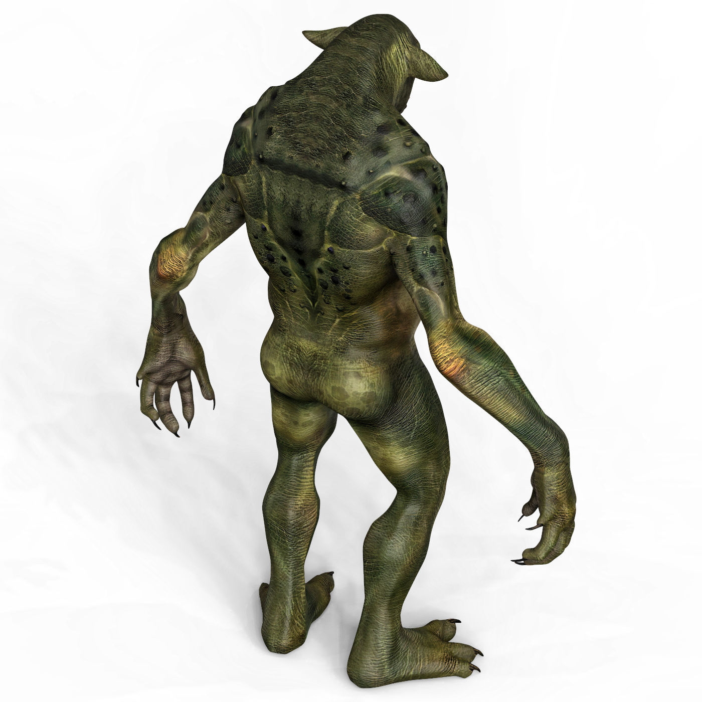 Troll Fantasy Character Low-poly 3D model_5