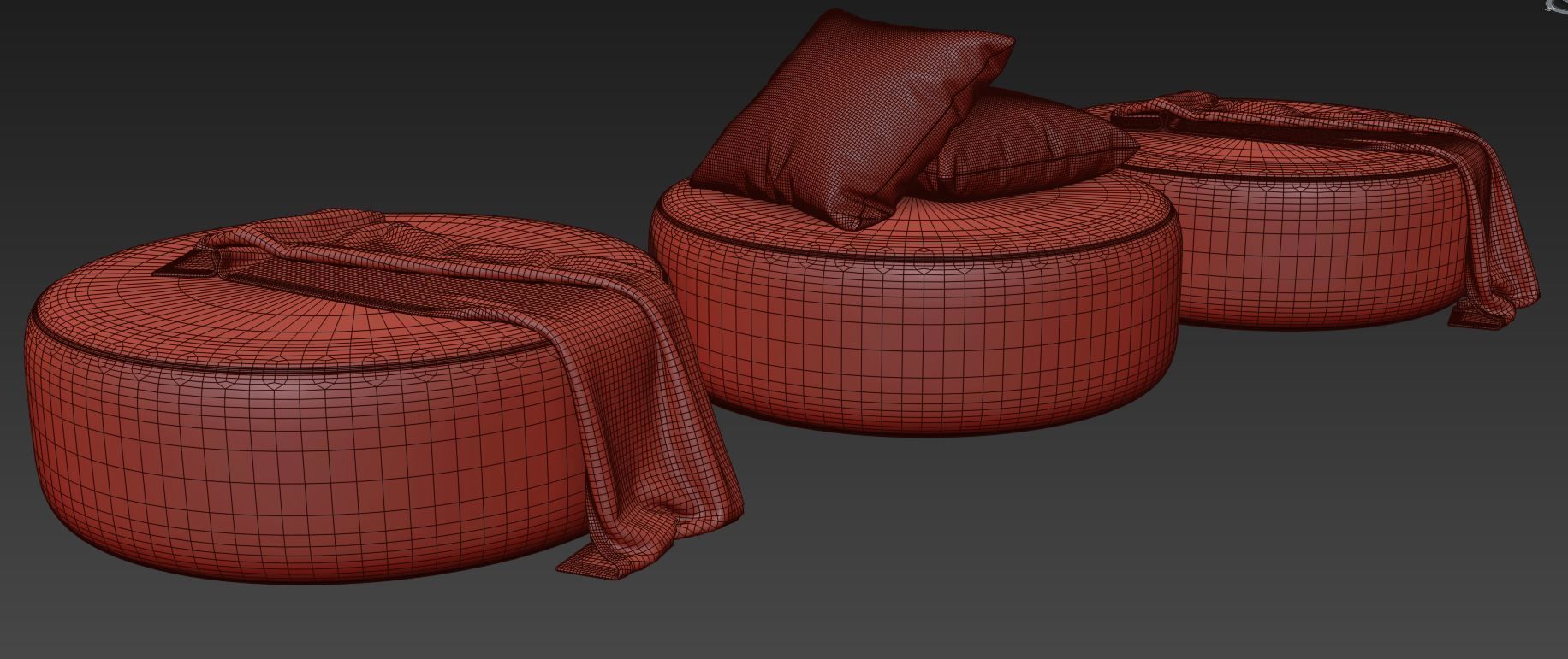 Han Ottoman By Allmodern 3D model_12