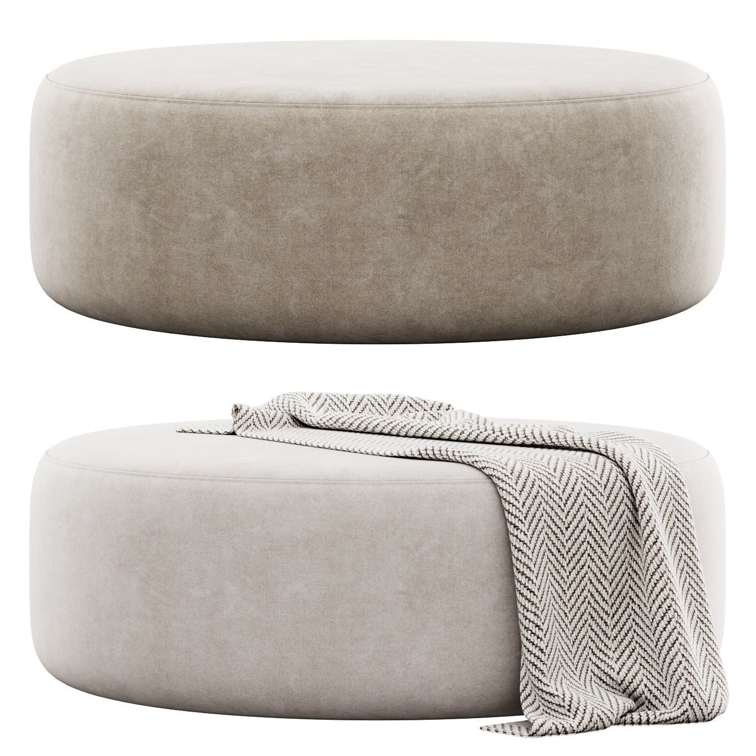 Han Ottoman By Allmodern 3D model_3