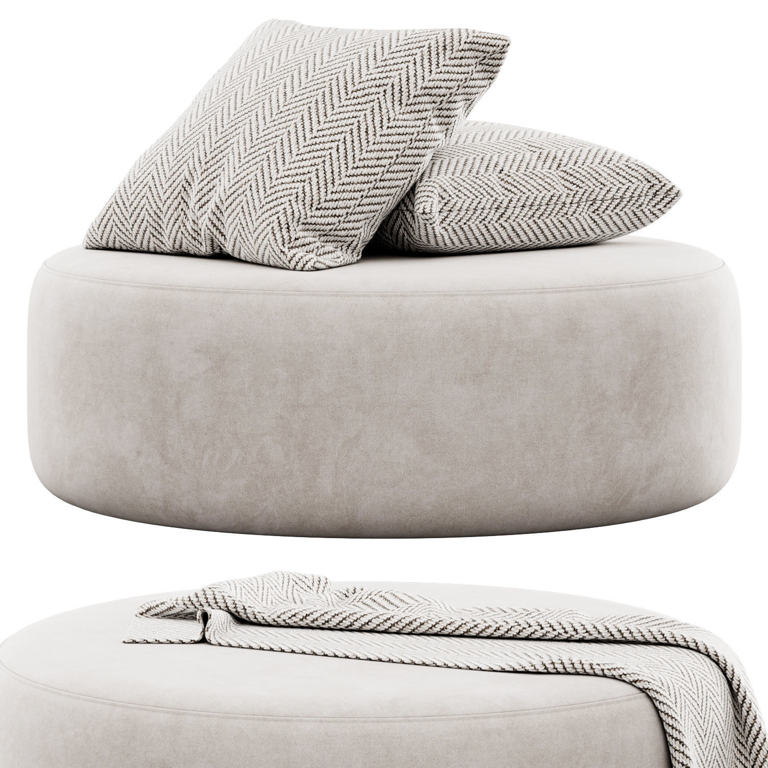 Han Ottoman By Allmodern 3D model_4