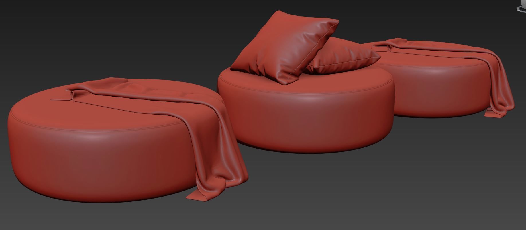 Han Ottoman By Allmodern 3D model_11