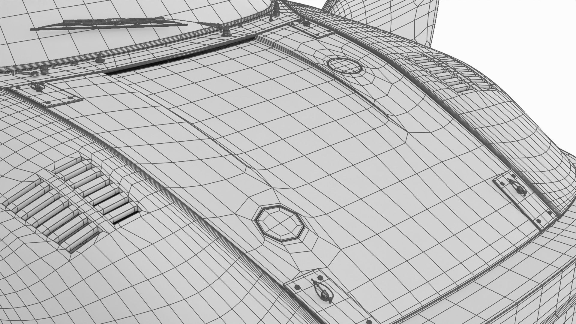 Porsche 935 77 1977 52 Jagermeister Racing 3d model HQ interior 3D model_41