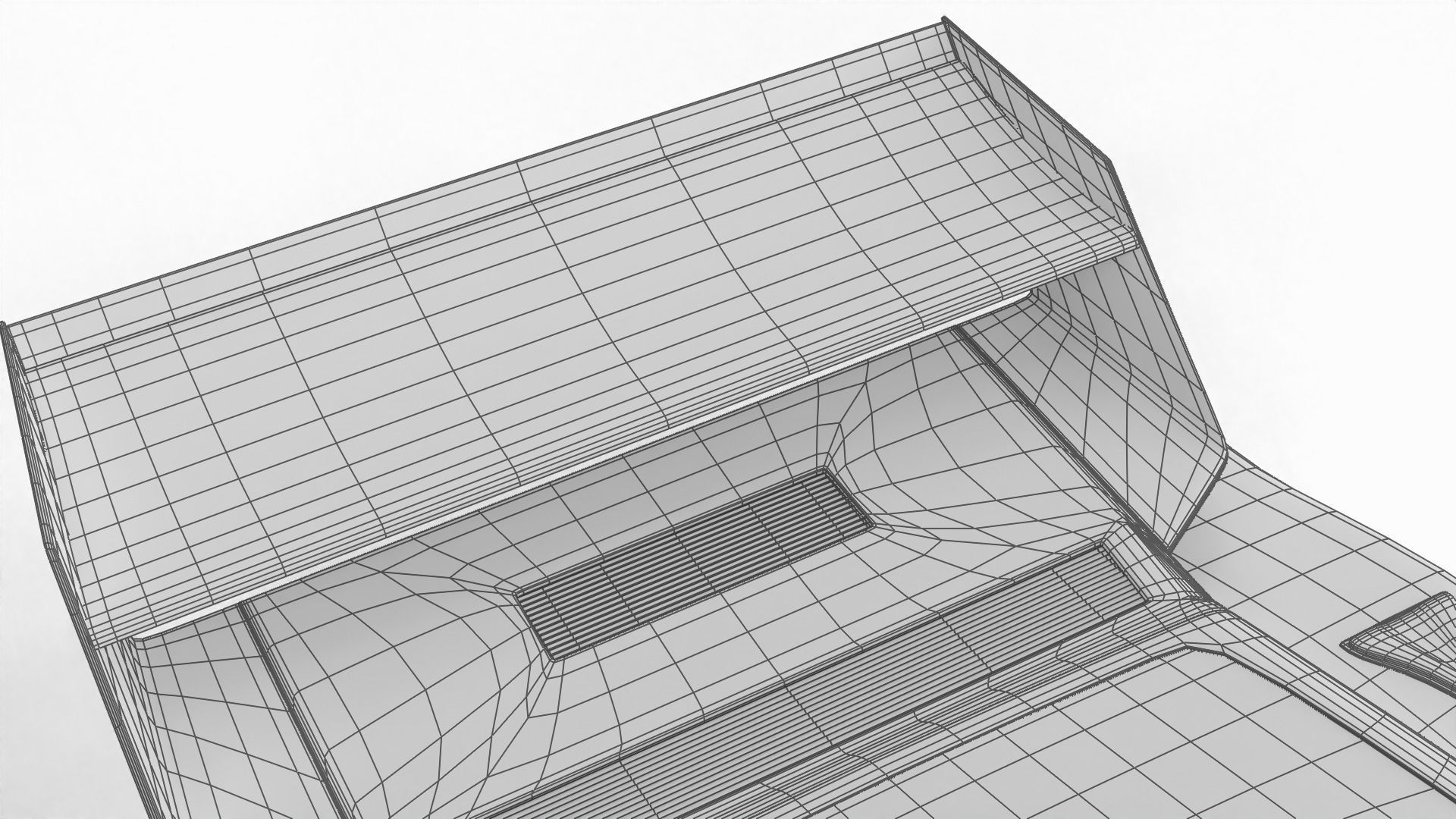 Porsche 935 77 1977 52 Jagermeister Racing 3d model HQ interior 3D model_39