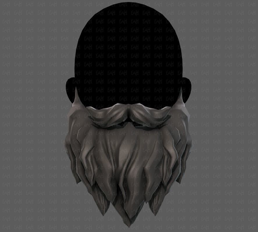 3D model Beard V30 VR / AR / low-poly | CGTrader