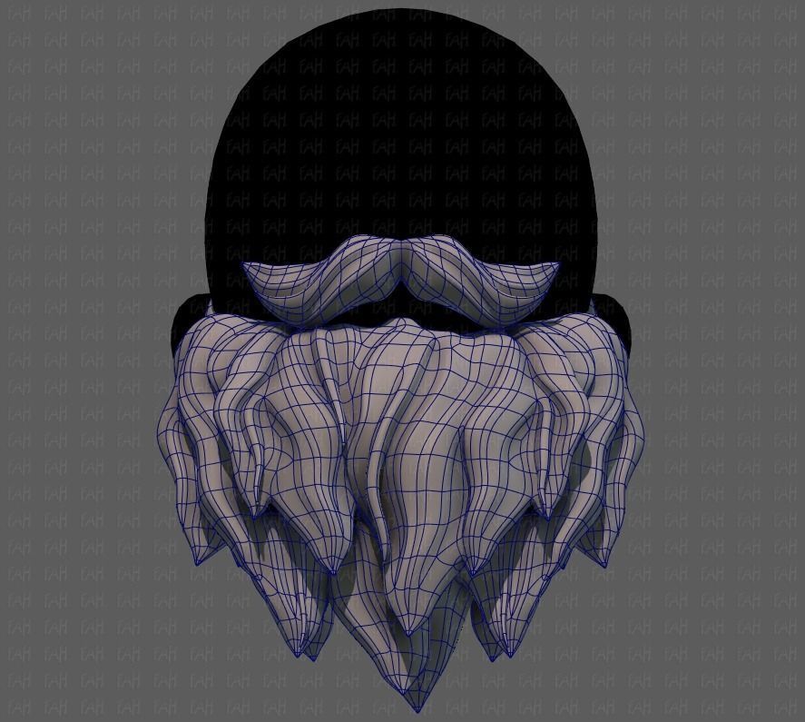 3D model Beard V30 VR / AR / low-poly | CGTrader