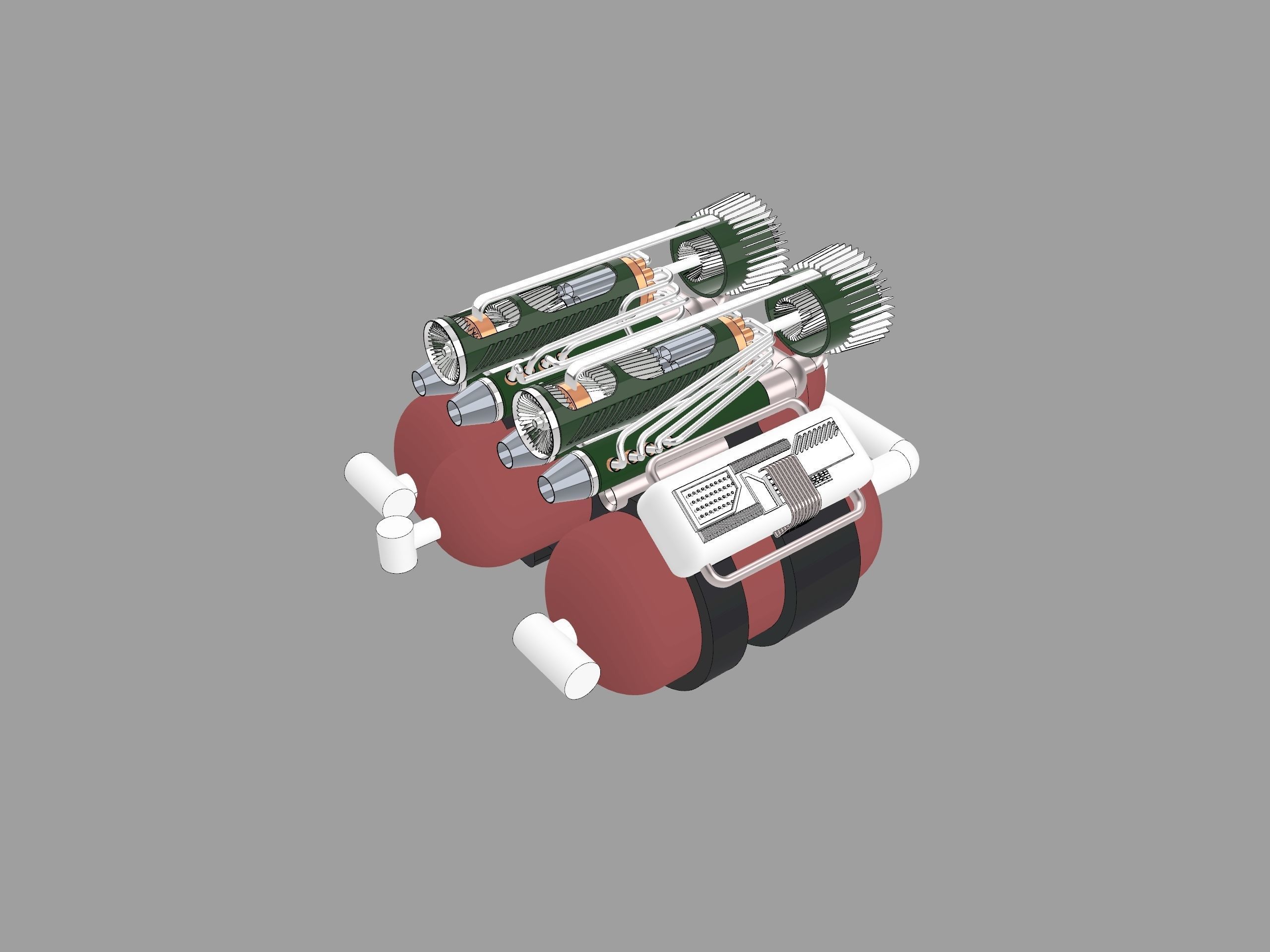 Future jet 3D model_3