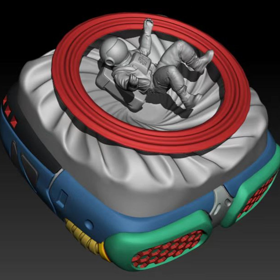 ASTRONAUT KEYBOARD CAP 3D model 3D printable CGTrader