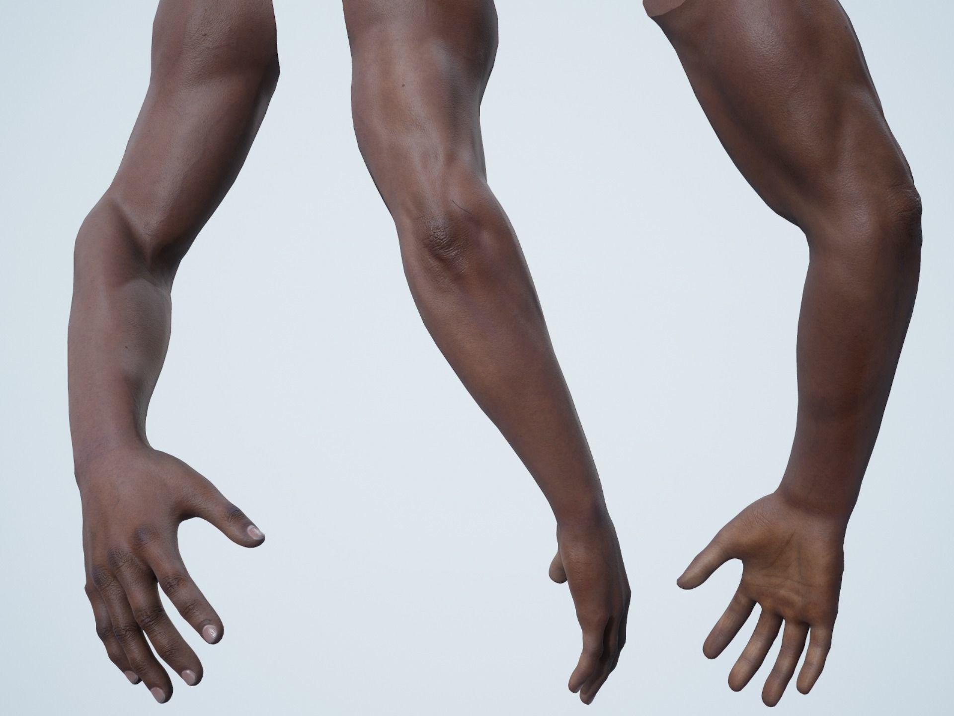 First Person Arms - Collection 1 Low-poly 3D model_2