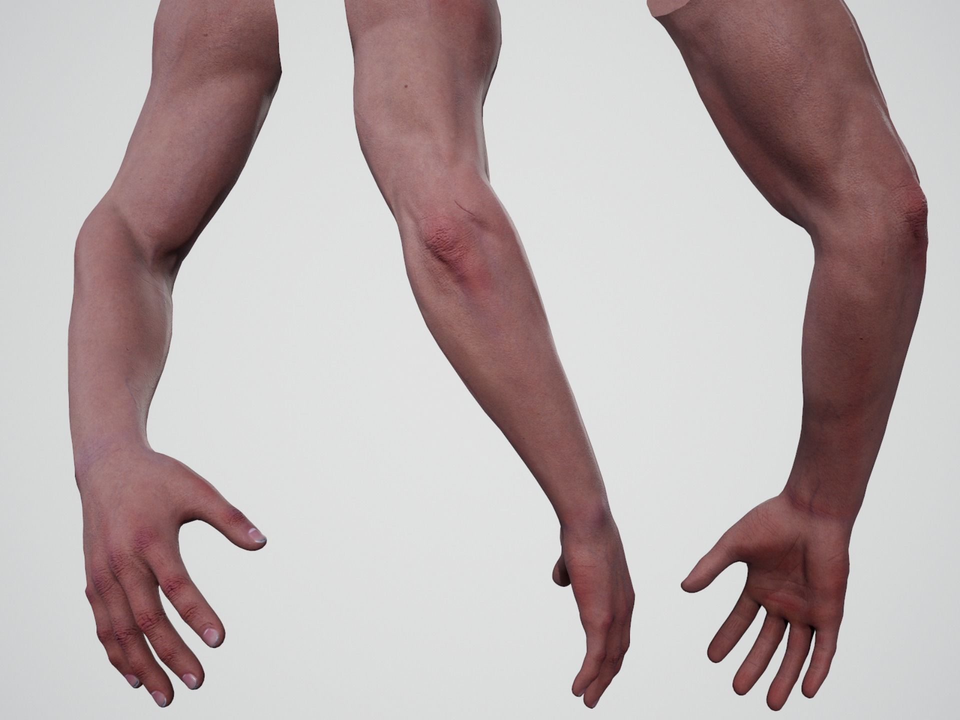 First Person Arms - Collection 1 Low-poly 3D model_1