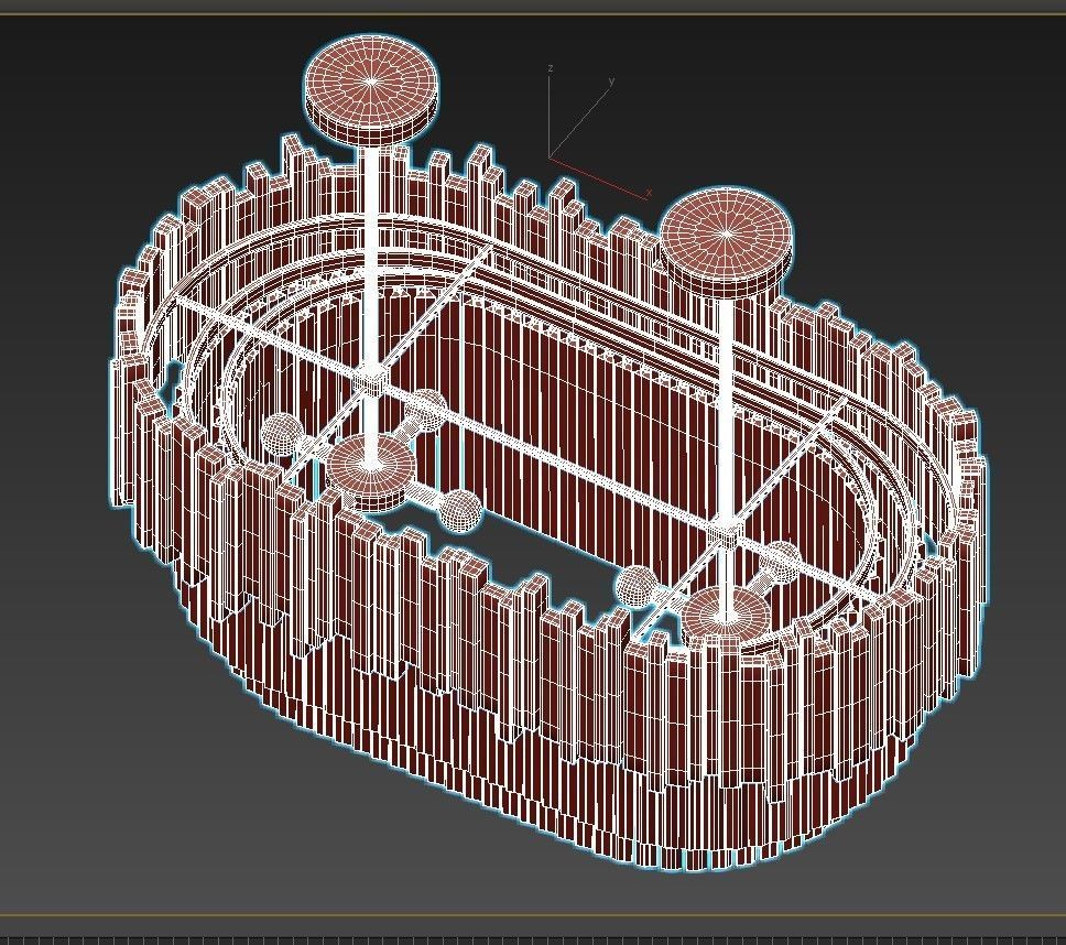 Empire Snooker Suspension 3D model_2