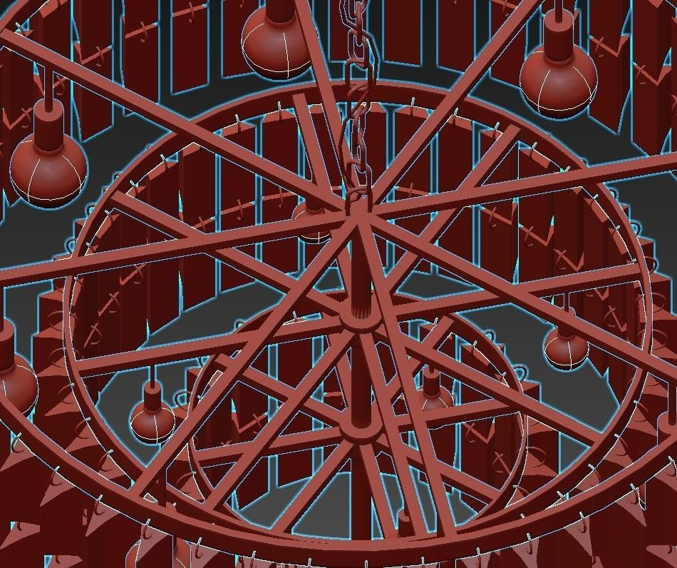  Odeon Chandelier 3D model_4