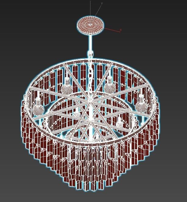  Odeon Chandelier 3D model_2