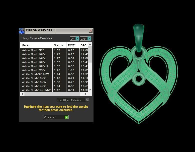 Heart Pendants 3dm STL OBJ FBX Renders Details 3D print model_4