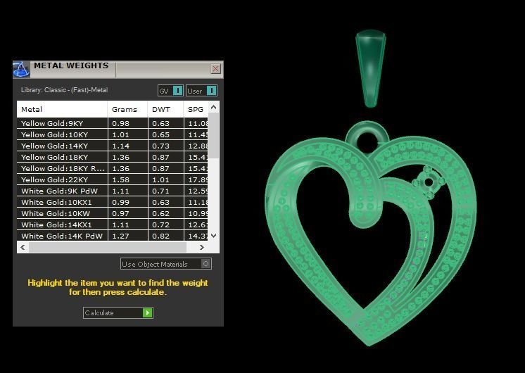 Heart Pendants 3dm STL OBJ FBX Renders Details 3D print model_4