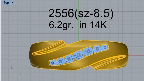 Bridge ring 2556 3D print model 3D print model_4