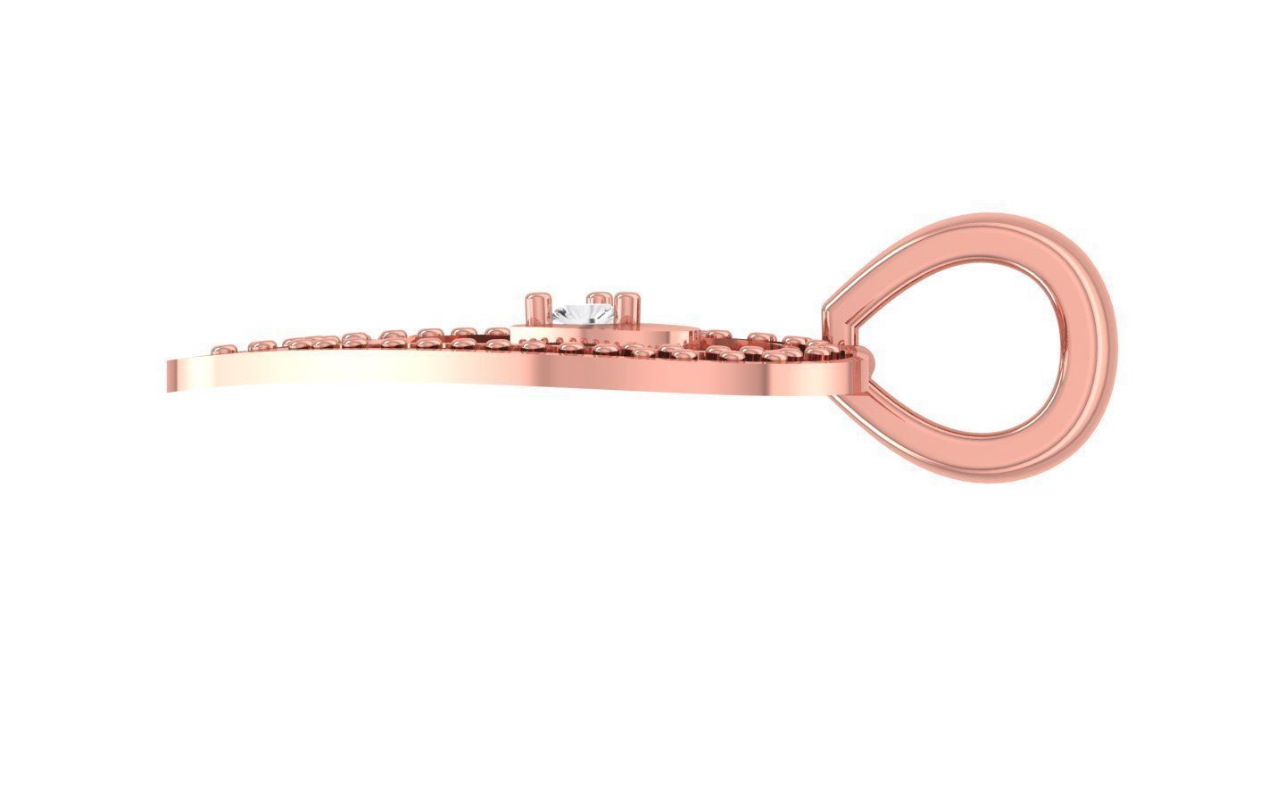 Heart Pendants 3dm STL OBJ FBX Renders Details 3D print model_1