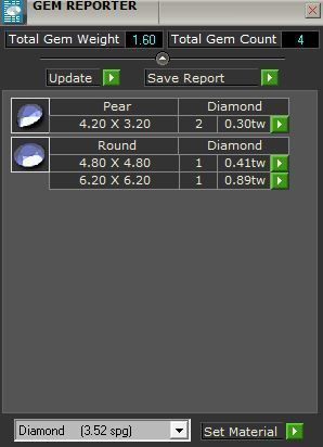 Colorful Diamond ring with band 2560 3D print model 3D print model_8