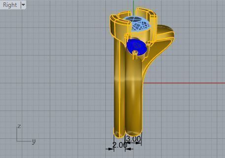 Colorful Diamond ring with band 2560 3D print model 3D print model_6