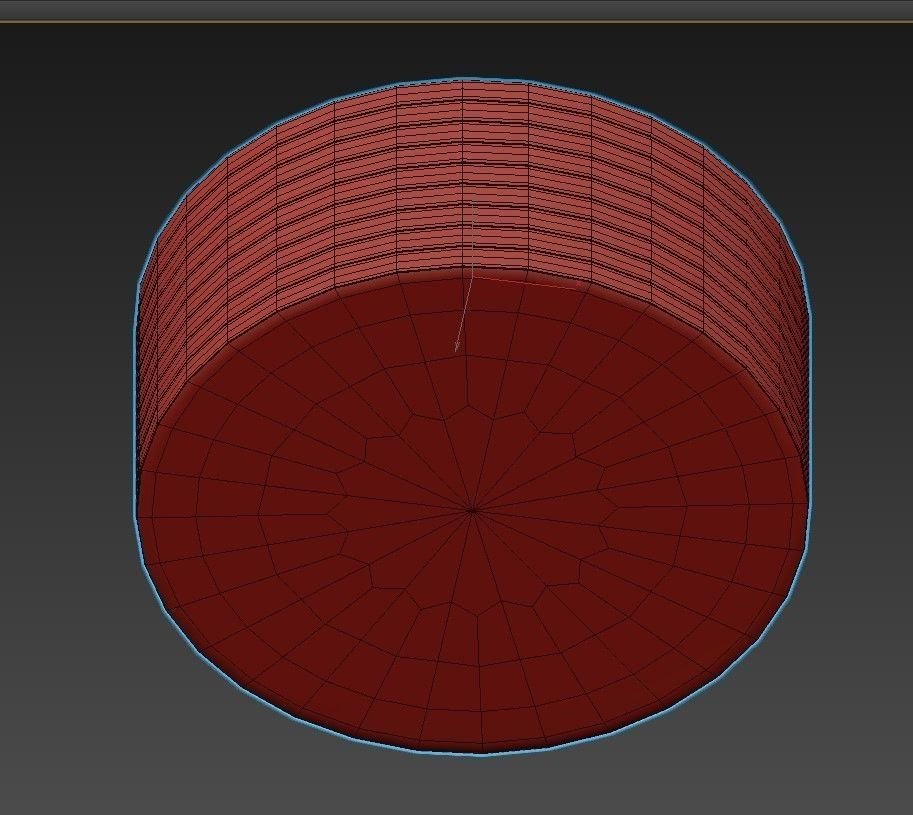 CAPRI flush mount ceiling light 3D model_3