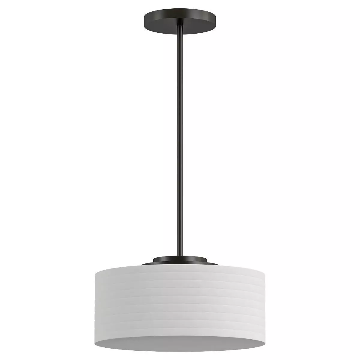 CAPRI pendant light with shade 3D model_0