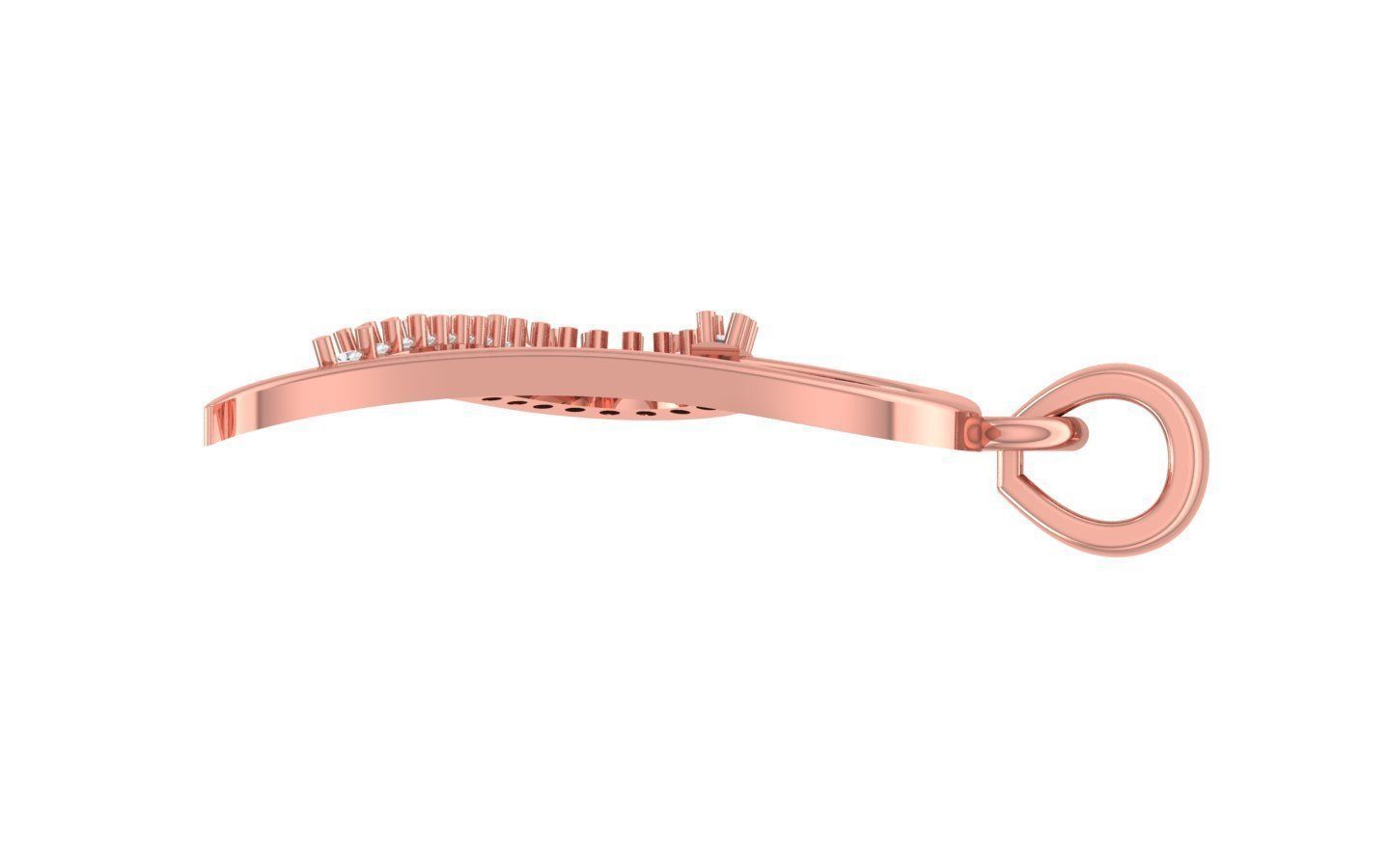 Heart Pendants 3dm STL OBJ FBX Renders Details 3D print model_3