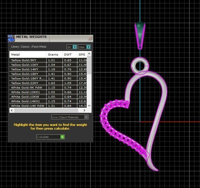 Heart Pendants 3dm STL OBJ FBX Renders Details 3D print model_4