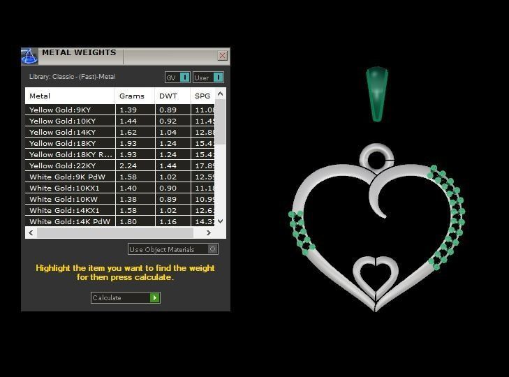 Heart Pendants 3dm STL OBJ FBX Renders Details 3D print model_4