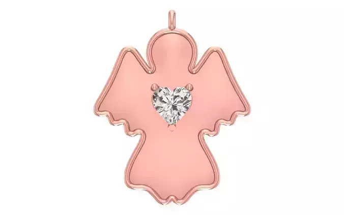 Heart Pendants 3dm STL OBJ FBX Renders Details