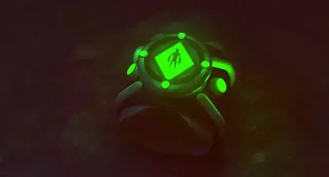 Ben 10 omnitrix texture rigged