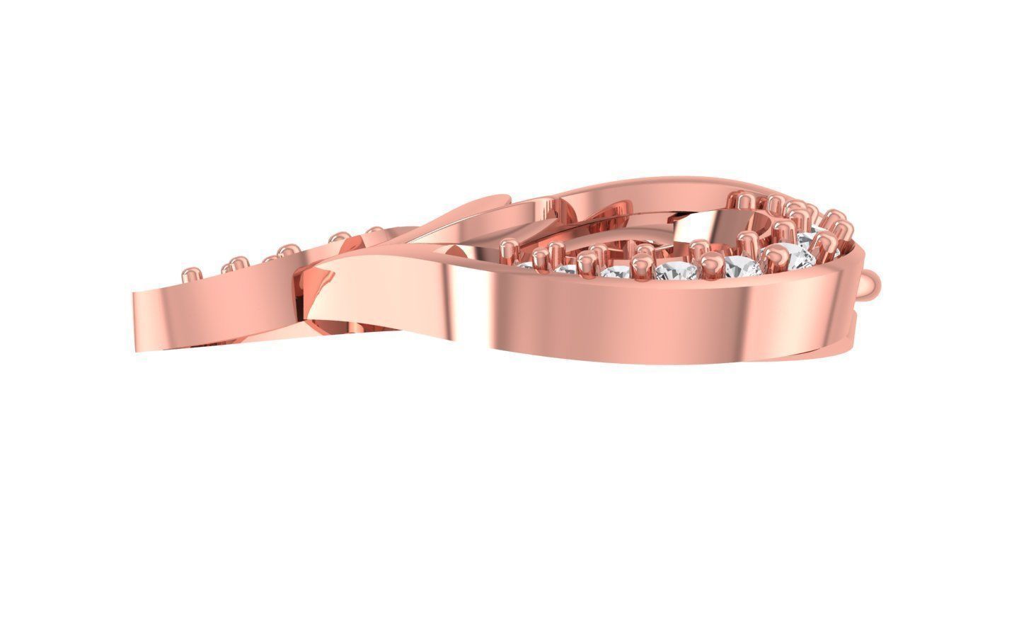 Heart Pendants 3dm STL OBJ FBX Renders Details 3D print model_1