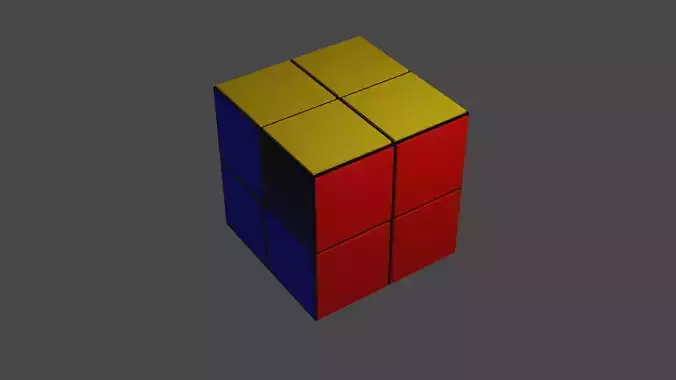 cube 2x2x2 3D model