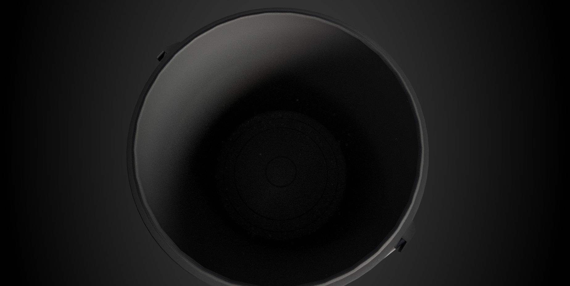 Bucket Low-poly 3D model_7