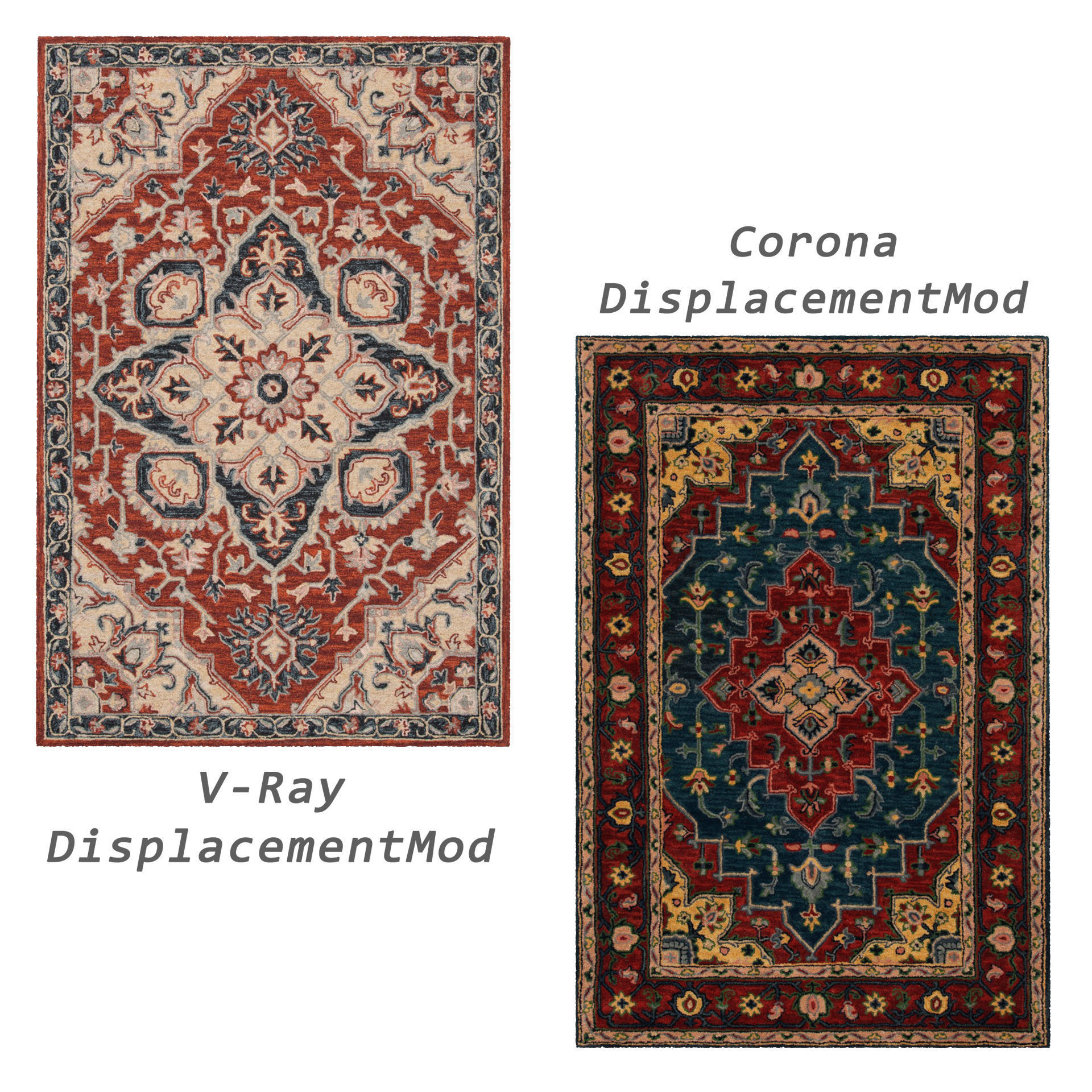 Rugs No 755 Low-poly 3D model_2